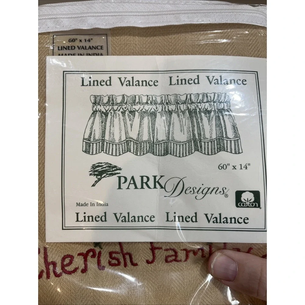 Park Designs Holiday‎ Valance 60x14